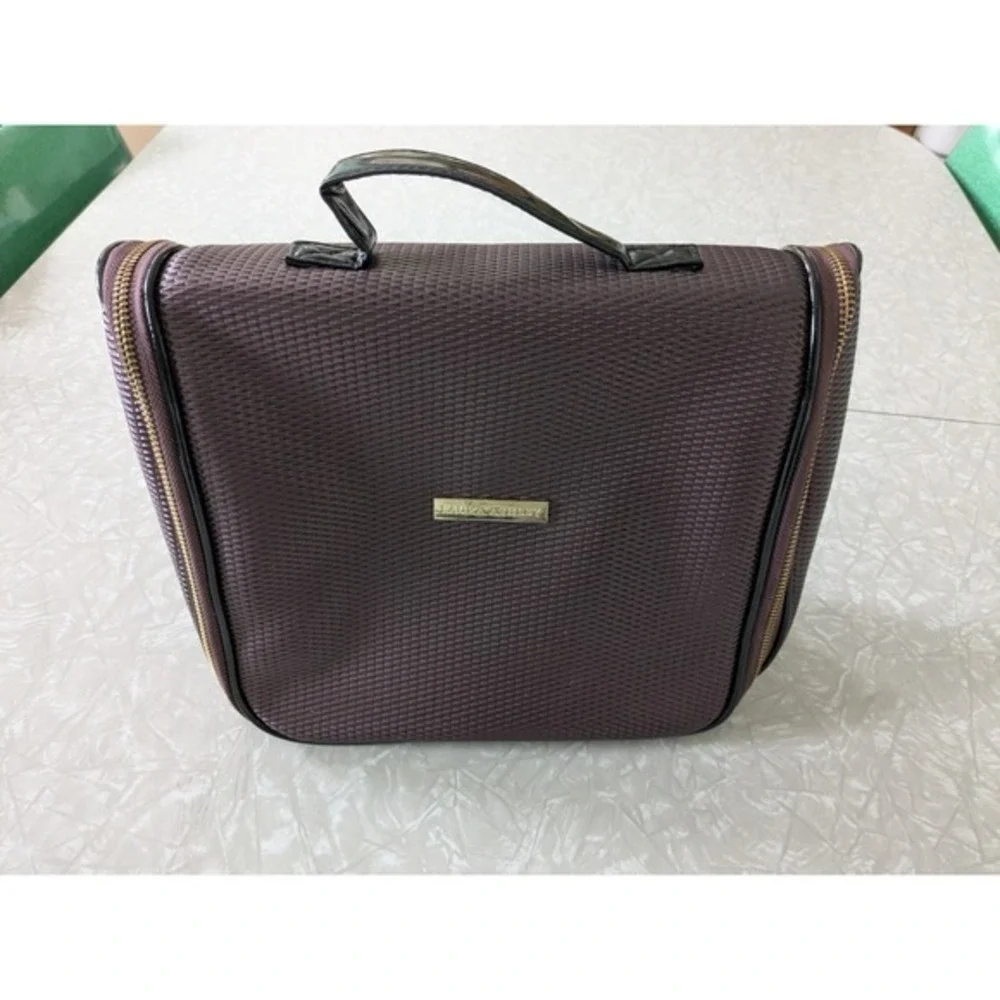 Laura Ashley Purple Travel Bathroom Tote Cosmetic Hygiene‎ Case Bag Hanging